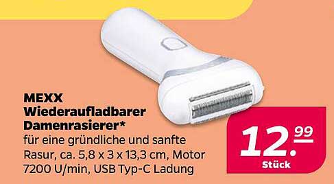 MEXX Wiederaufladbarer Damenrasierer*