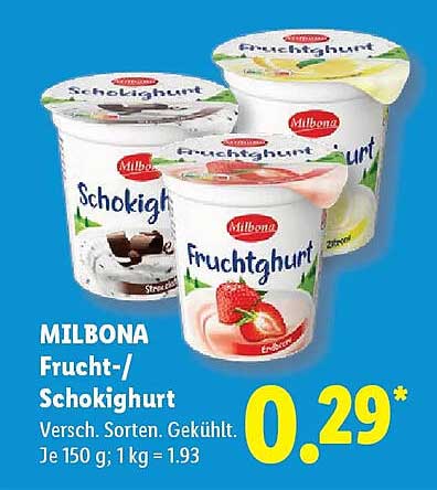 MILBONA Frucht-/Schokihurt