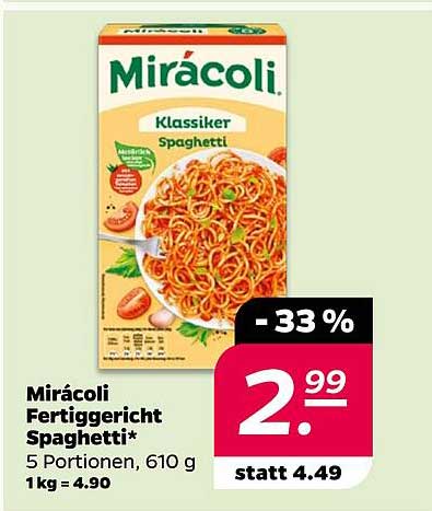Mirácoli Fertiggericht Spaghetti*