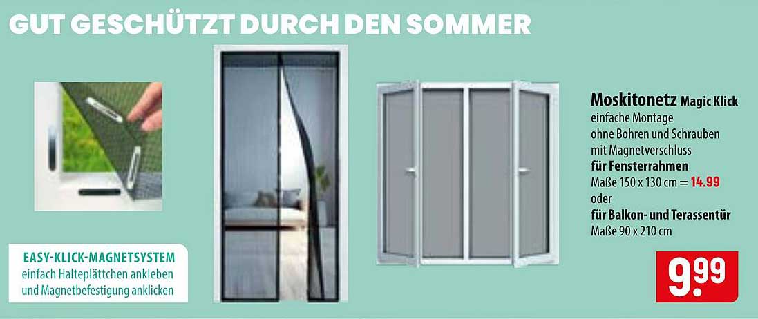 Moskitonetz Magic Klick