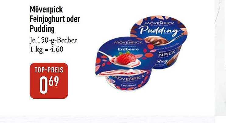 Mövenpick Feinjoghurt oder Pudding