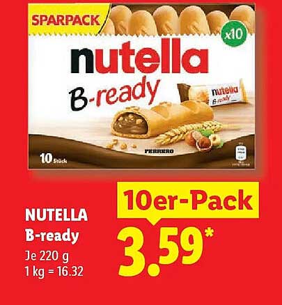 NUTELLA B-ready 10er-Pack