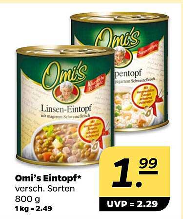 Omi's Eintopf* versch. Sorten 800 g