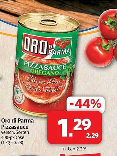 Oro di Parma Pizzasauce versch. Sorten 400-g-Dose