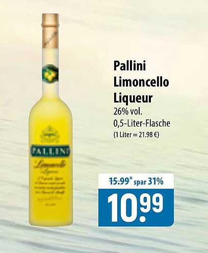 Pallini Limoncello Liqueur