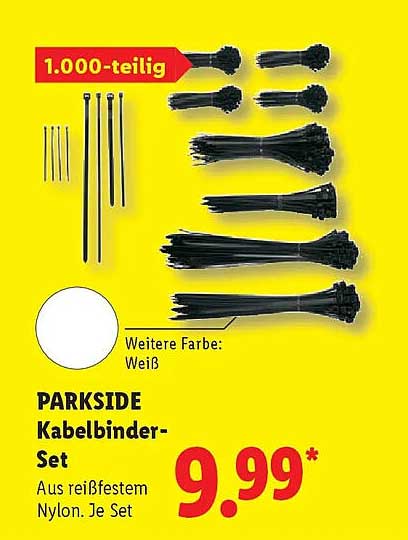 PARKSIDE Kabelbinder-Set