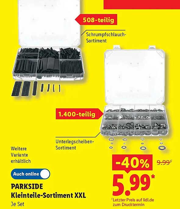 PARKSIDE Kleinteile-Sortiment XXL
