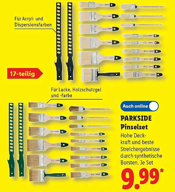 PARKSIDE Pinselset