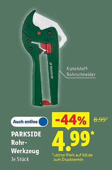 PARKSIDE Rohr-Werkzeug Je Stück