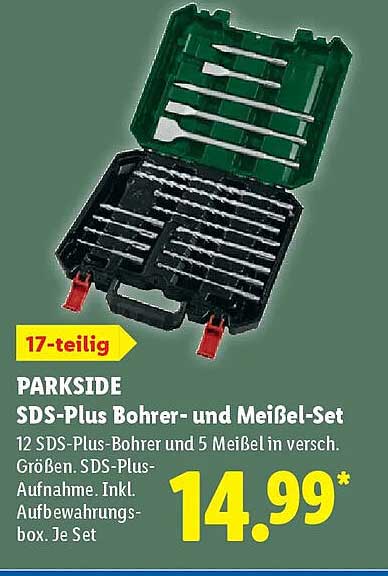 PARKSIDE SDS-Plus Bohrer- und Meißel-Set