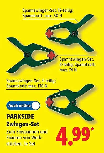 PARKSIDE Zwingen-Set