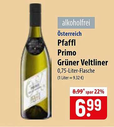 Pfaffl Primo Grüner Veltliner