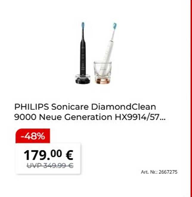 PHILIPS Sonicare DiamondClean 9000 Neue Generation HX9914/57...
