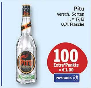 Pitu versch. Sorten 0,7l Flasche