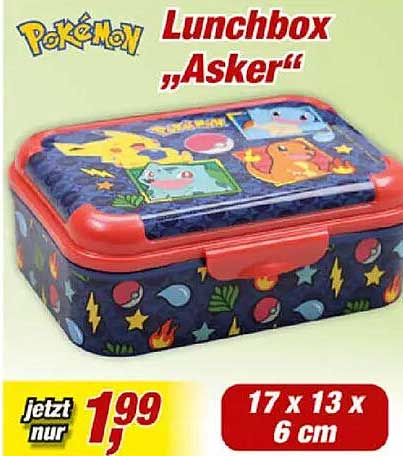 Pokémon Lunchbox „Asker“