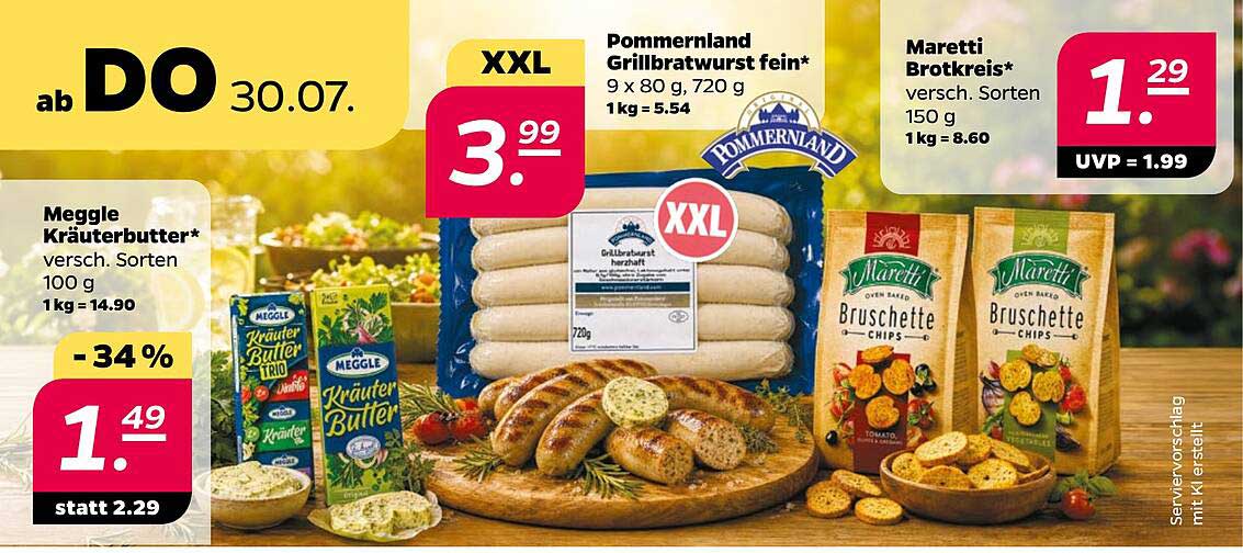 Pommerland Grillbratwurst fein*