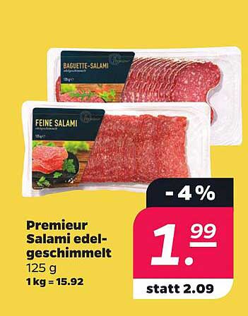 Premieur Salami edel-geschimmelt 125 g