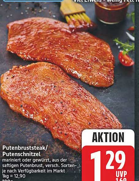 Putenbruststeak/Putenschnitzel