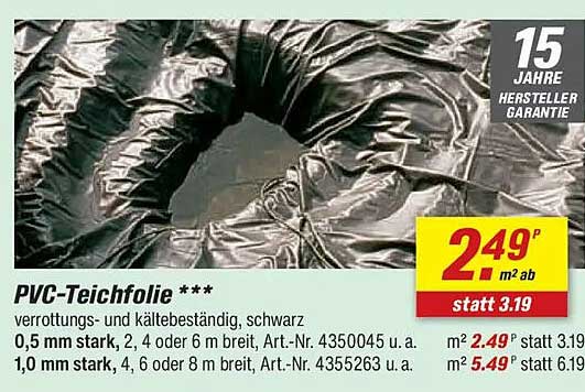 PVC-Teichfolie ***