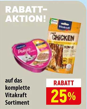 RABATT-AKTION! auf das komplette Vitakraft Sortiment