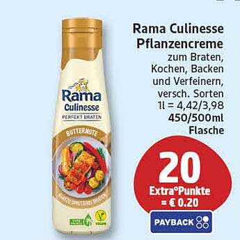 Rama Culinesse Pflanzencreme