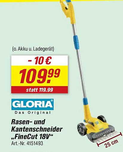Rasen- und Kantenschneider „FineCut 18V“