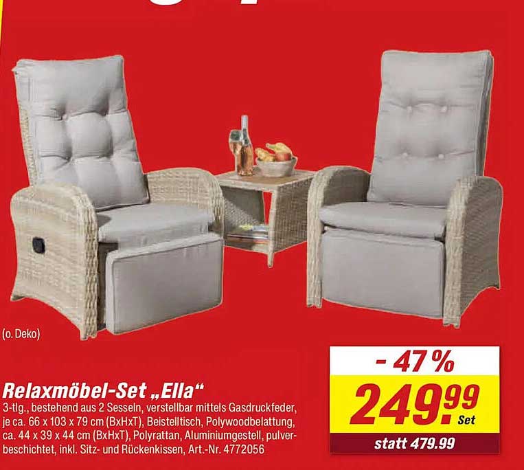 Relaxmöbel-Set „Ella“