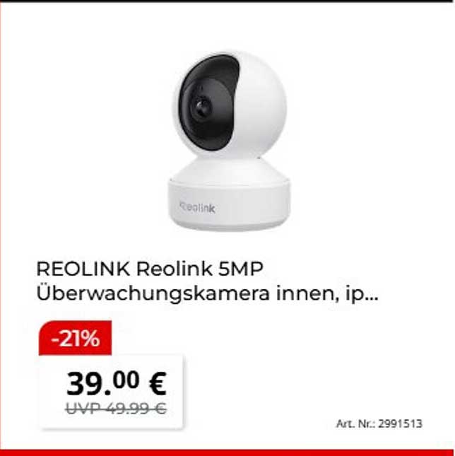 REOLINK Reolink 5MP Überwachungskamera innen, ip...