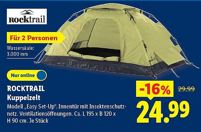 ROCKTRAIL Kuppelzelt
