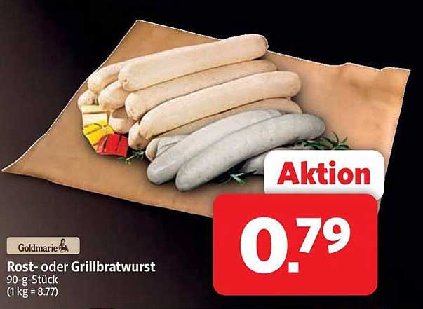 Rost- oder Grillbratwurst