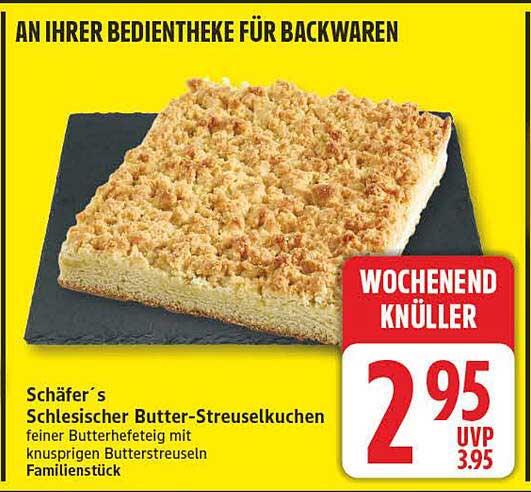 Schäfer´s Schlesischer Butter-Streuselkuchen