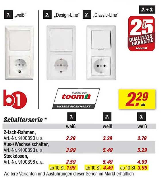 Schalterserie *