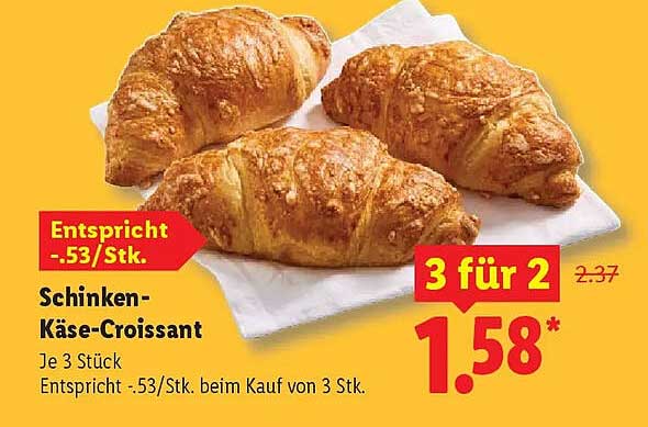 Schinken-Käse-Croissant