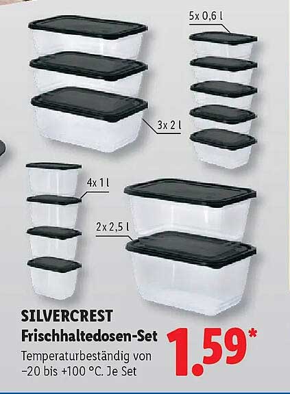 SILVERCREST Frischhaltedosen-Set