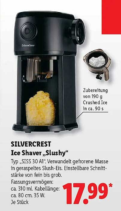 SILVERCREST Ice Shaver „Slushy“