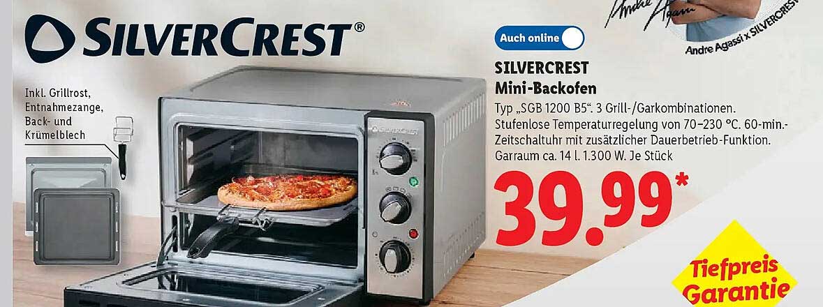 SILVERCREST Mini-Backofen