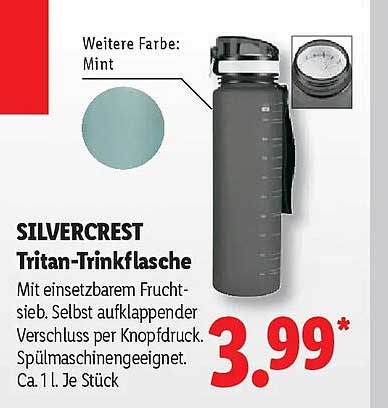 SILVERCREST Tritan-Trinkflasche