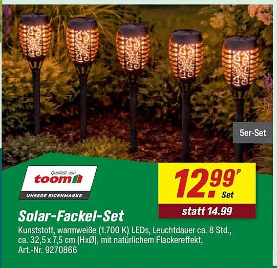 Solar-Fackel-Set