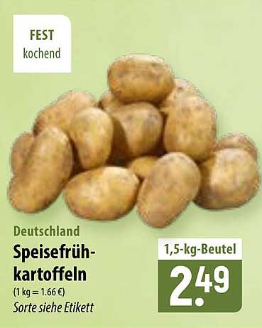 Speisefrühkartoffeln