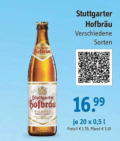 Stuttgarter Hofbräu Verschiedene Sorten