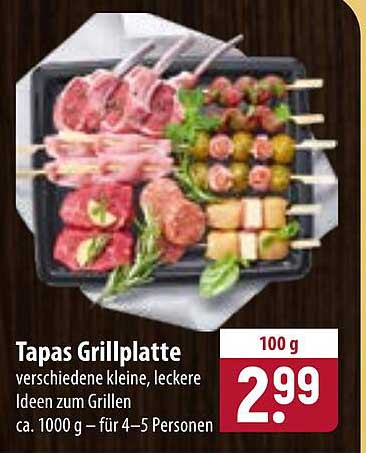 Tapas Grillplatte