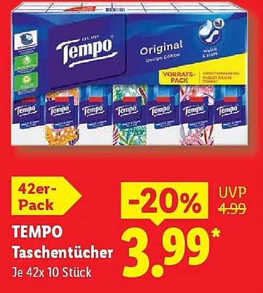 TEMPO Taschentücher