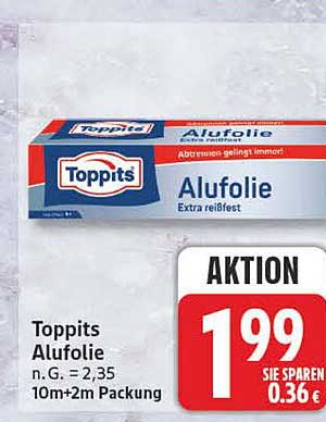 Toppits Alufolie