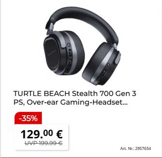 TURTLE BEACH Stealth 700 Gen 3 PS, Over-ear Gaming-Headset...