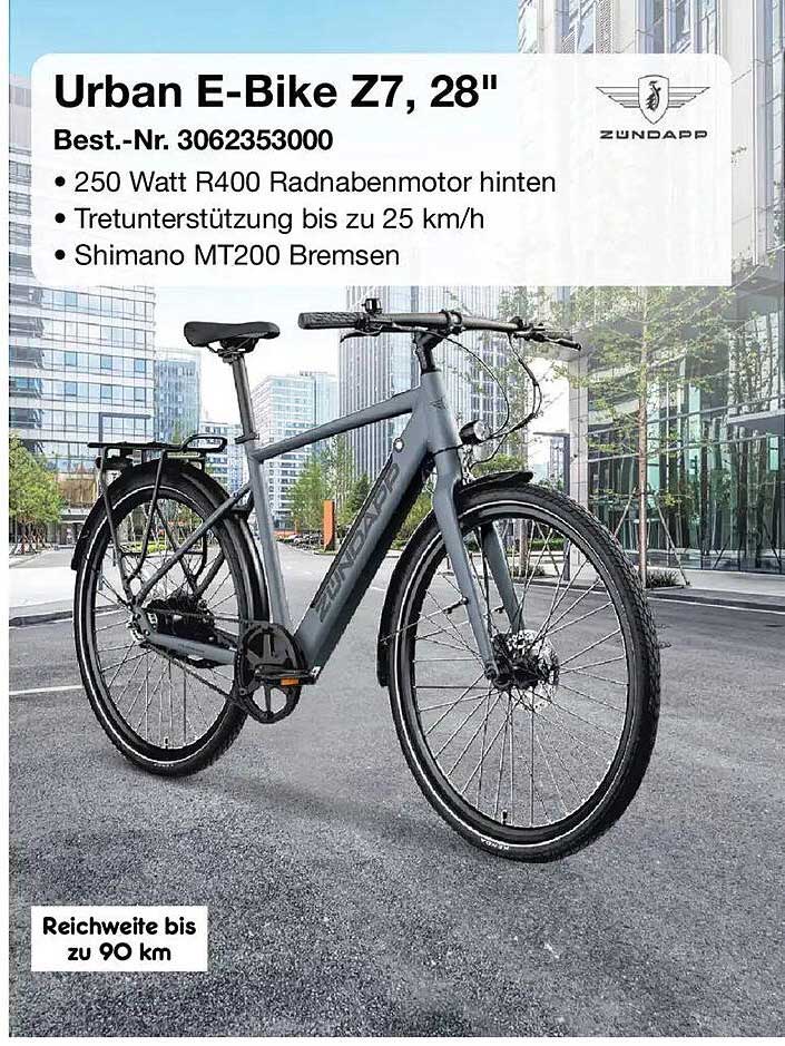 Urban E-Bike Z7, 28"