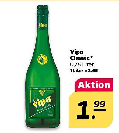 Vipa Classic* 0,75 Liter 1 Liter = 2.65