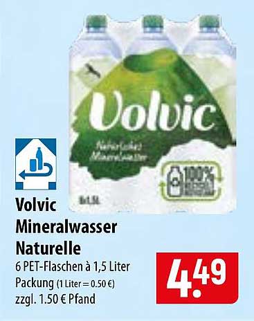Volvic Mineralwasser Naturelle