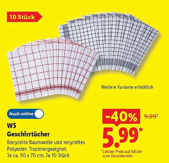 W5 Geschirrtücher
