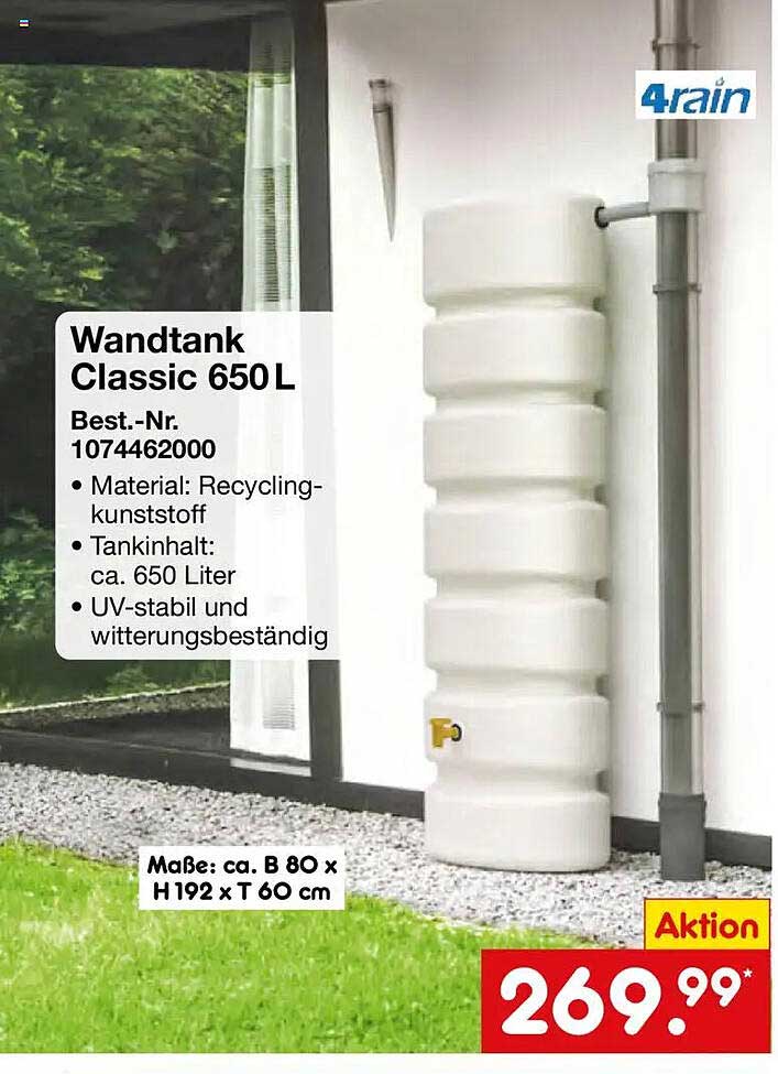 Wandtank Classic 650 L