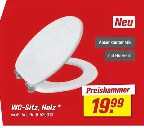 WC-Sitz, Holz *